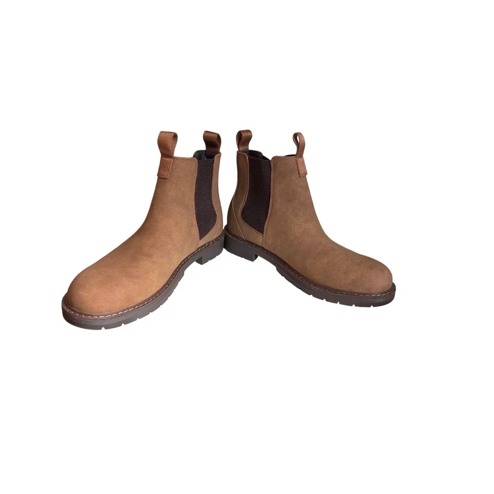 Portland Boot Company Men's BootsTan Brown‎ Lug Sole SZ 10